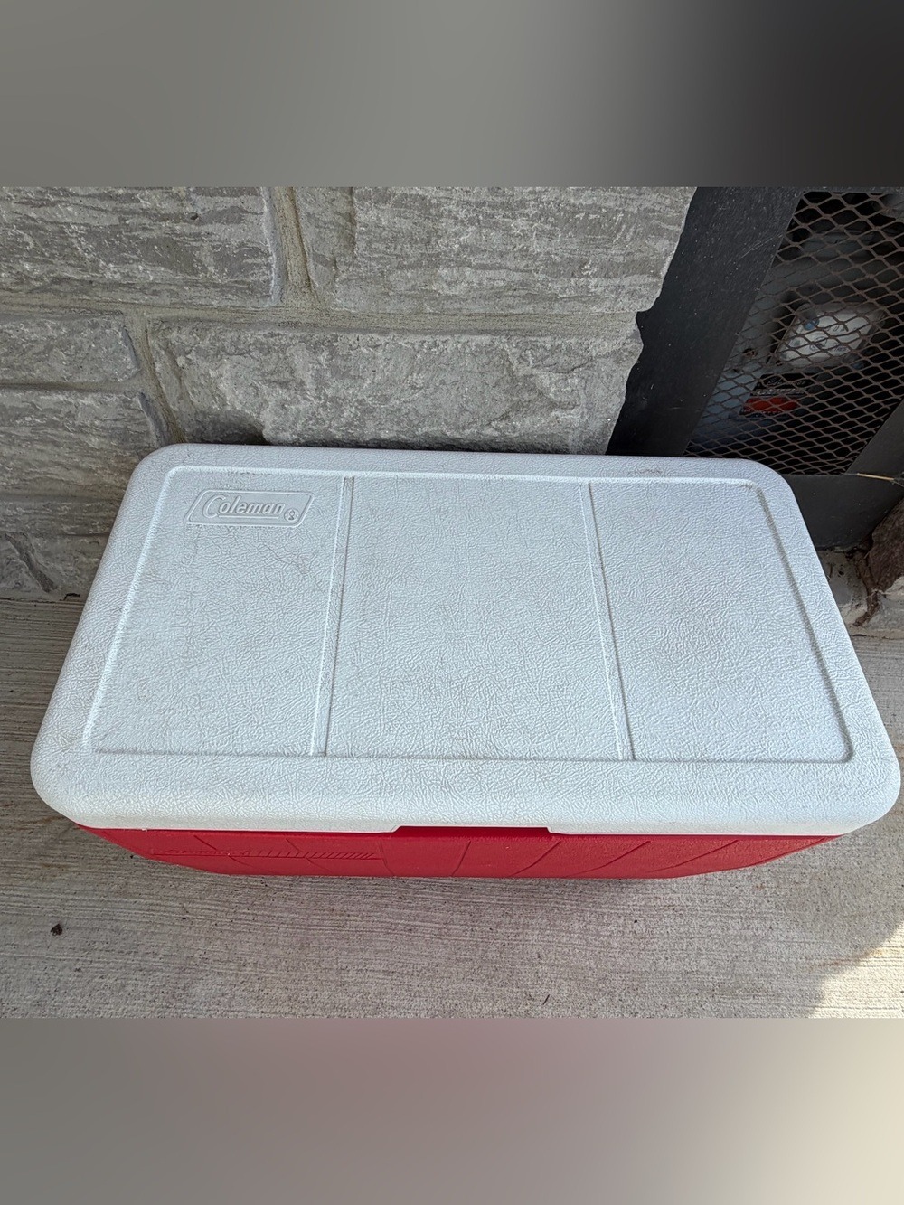 Coleman Red and White Hard-Sided Cooler - Picture 2 of 5